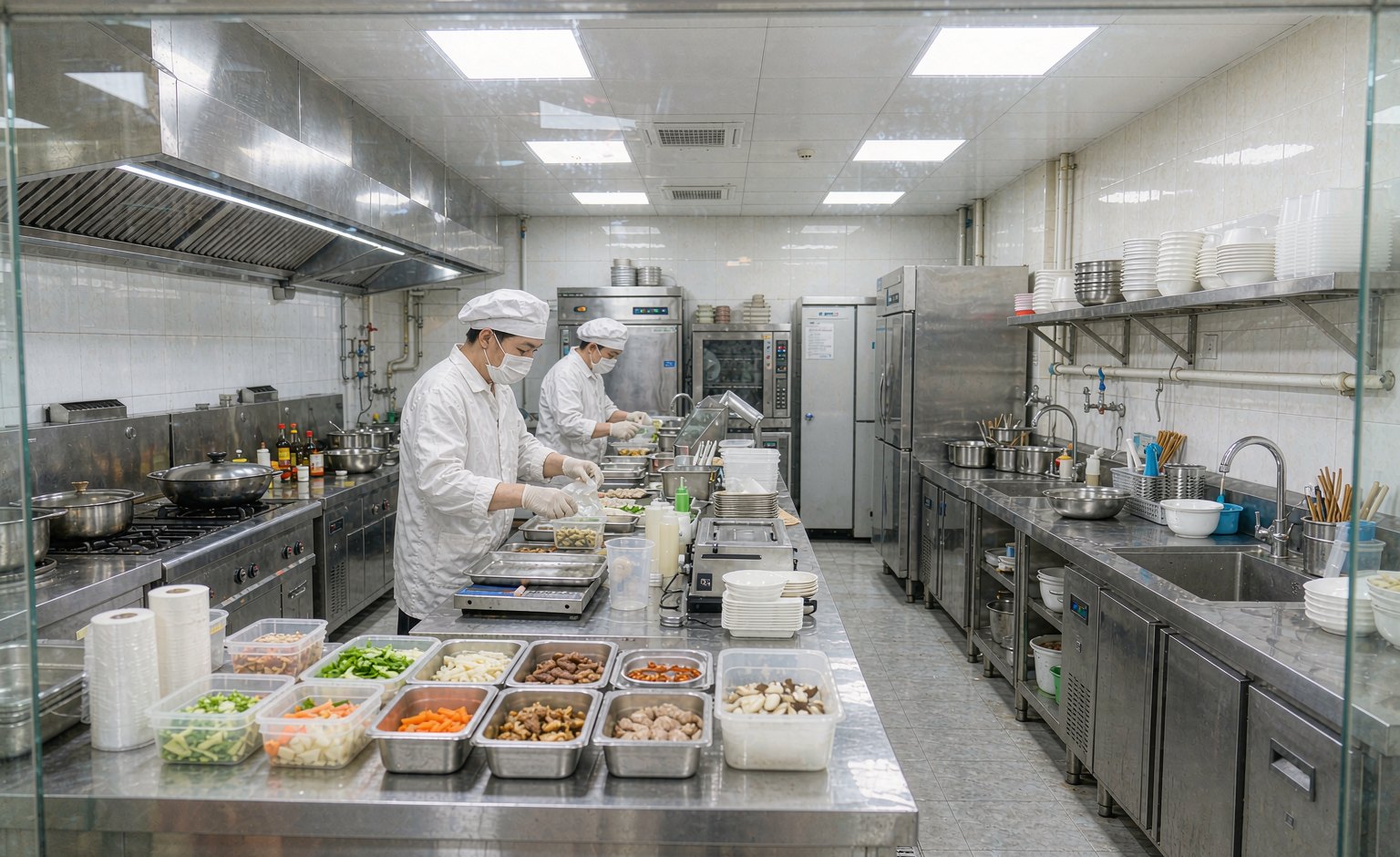 食堂托管与明厨亮灶落地