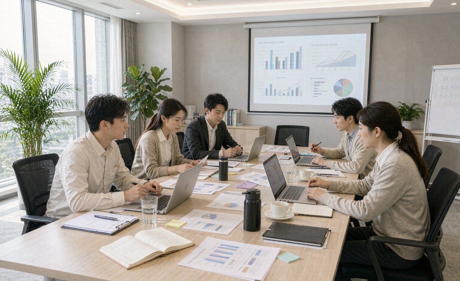 示意图：方案沟通与签约现场